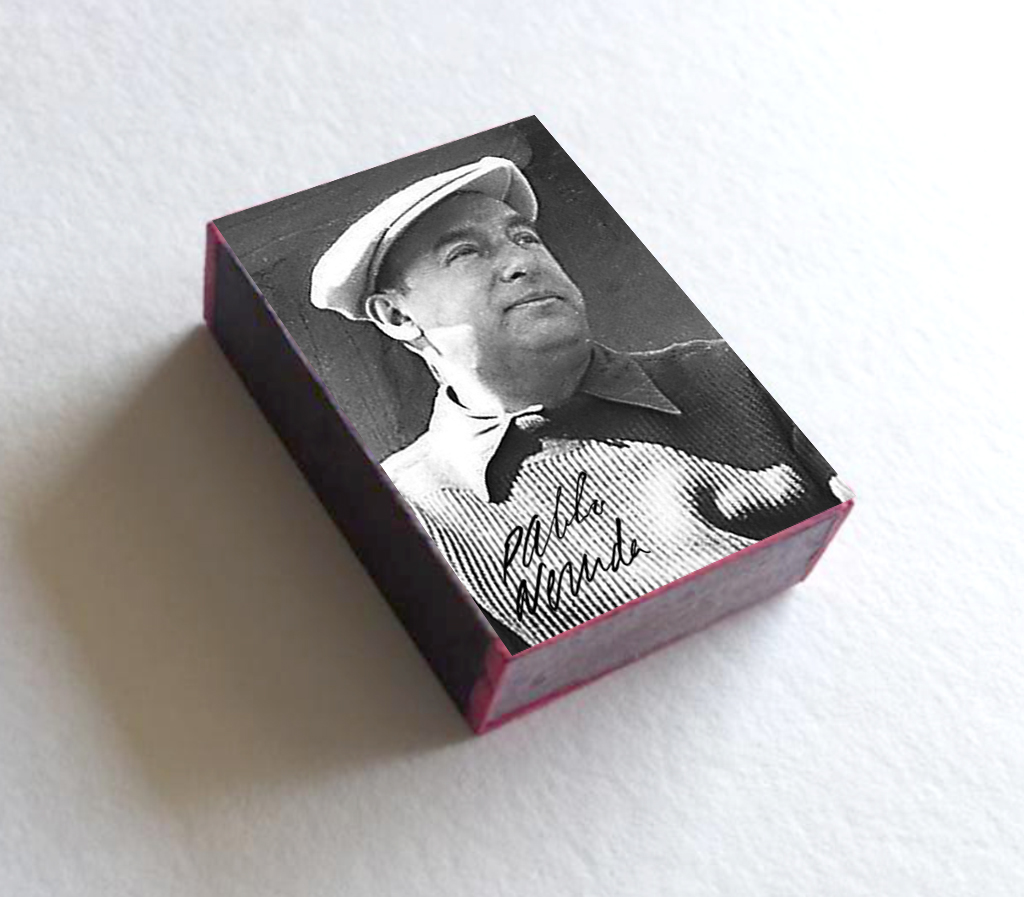 Imán caja Fósforos Neruda